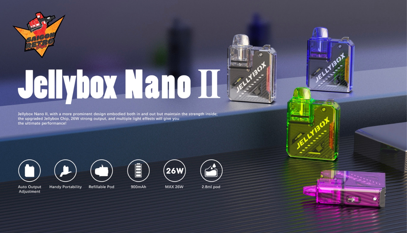 Nguồn gốc xuất xứ của Jellybox Nano 2 Pod System