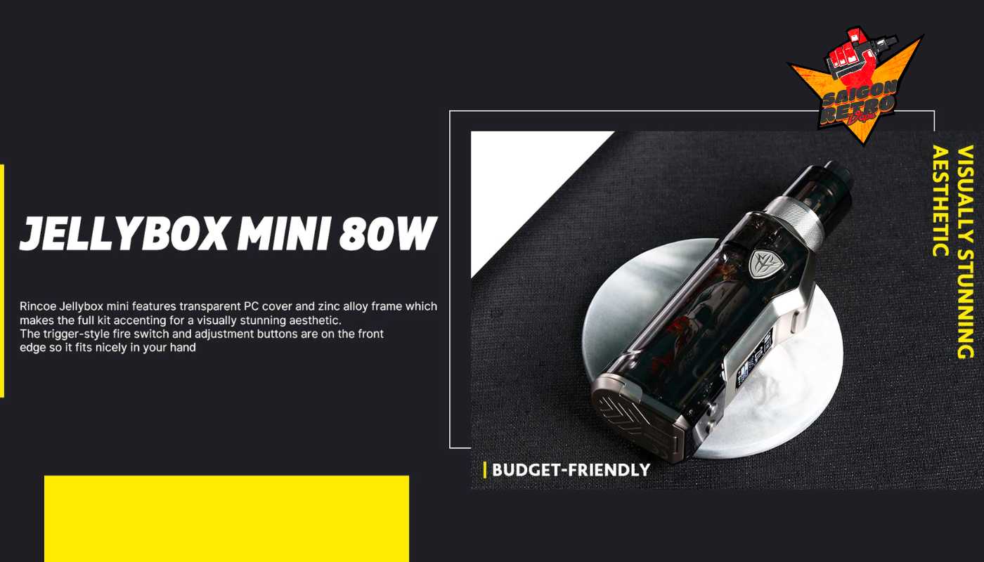 Giới thiệu về Rincoe Jellybox Mini 80w