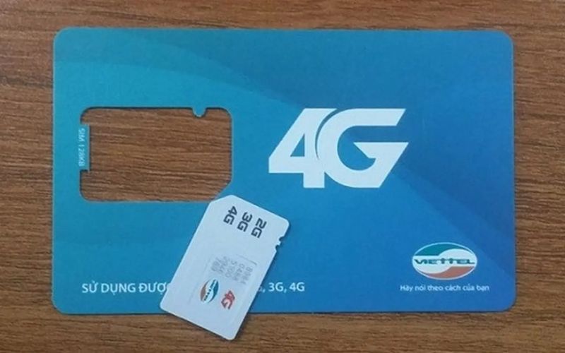 Chuẩn bị SIM 3G/4G