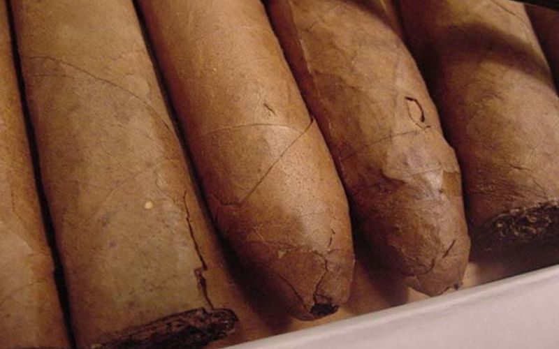 Xì gà bị khô do độ ẩm quá thấp