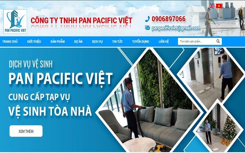 Dịch vụ vệ sinh công nghiệp Pan Pacific
