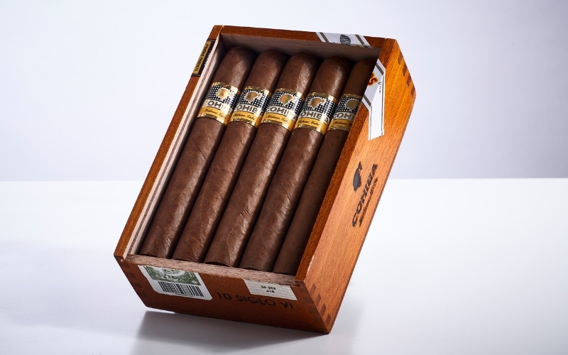 review xì gà Cohiba Siglo 6 về cấu tạo