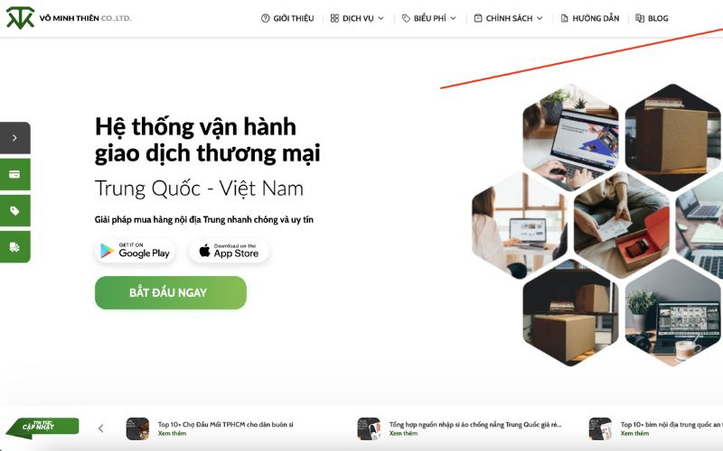 công ty vận chuyển trung quốc võ minh thiên