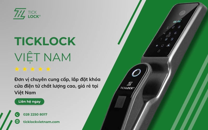 Thương hiệu Khóa cửa điện tử TICKLOCK