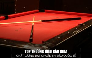 thương hiệu bàn bida