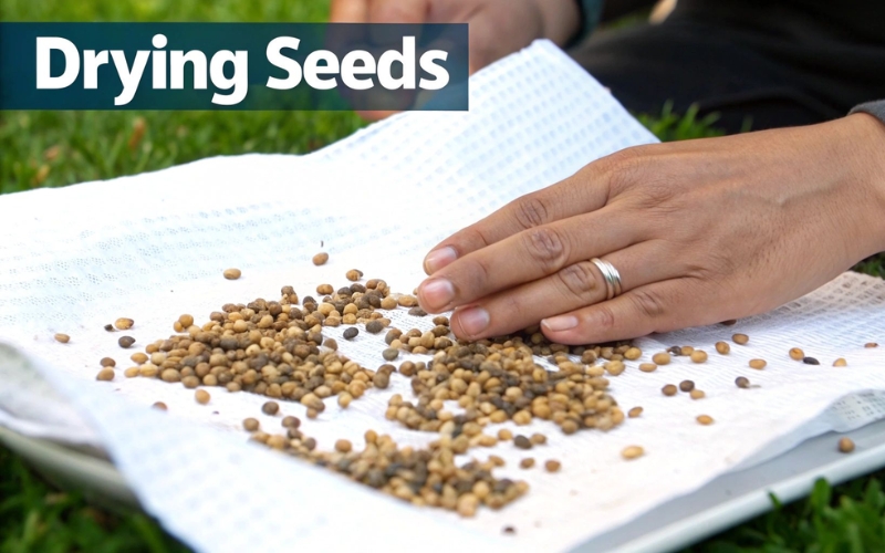 Làm khô hạt giống hoàn toàn