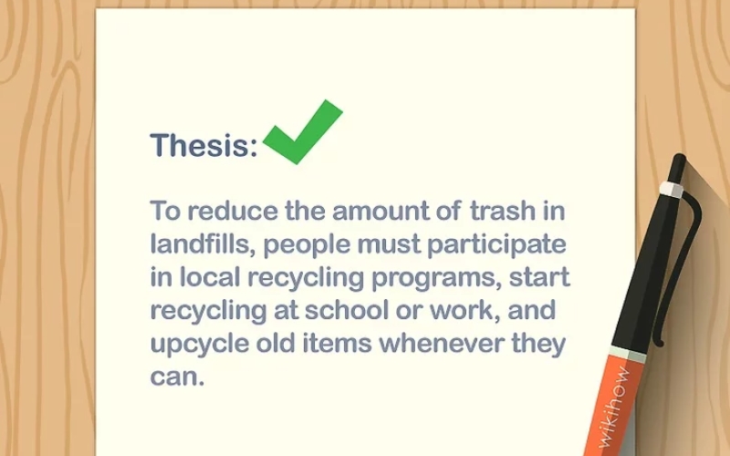 viết câu luận đề