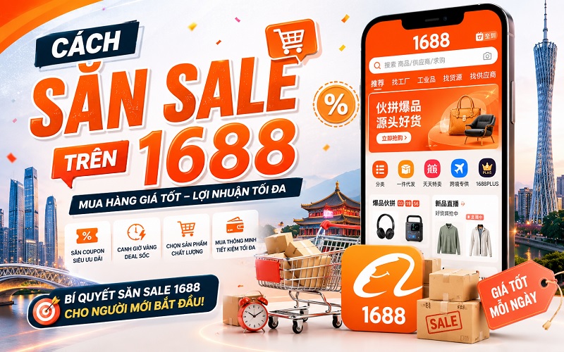 cách săn sale trên 1688